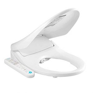 Inus Elongated Bidet Toilet Seat - with Advanced Self-Cleaning Stainless Steel Nozzle