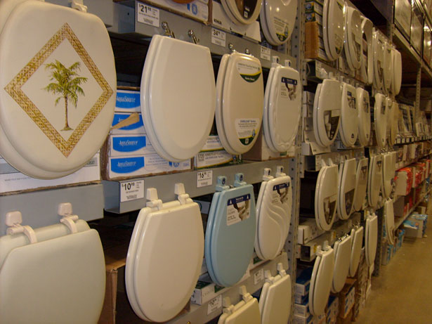 toilet seats in store