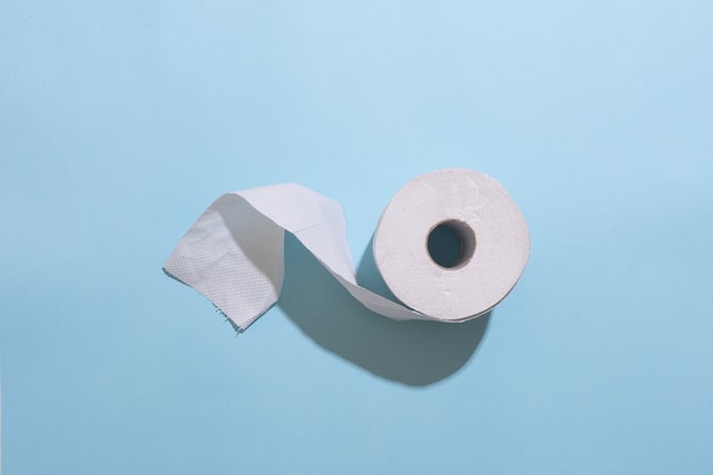 roll over toilet paper