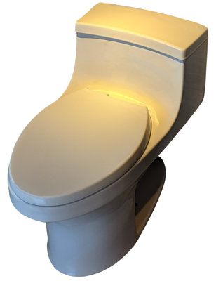 Kohler San Souci toilet white background